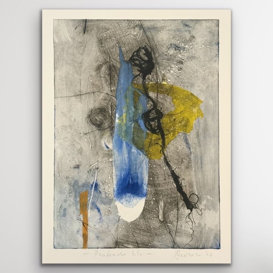 Profondo Blu — calcografia di Leonardo Pecoraro