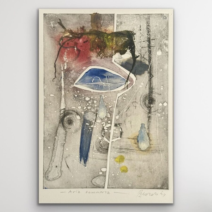 Aria Sommersa — calcografia di Leonardo Pecoraro