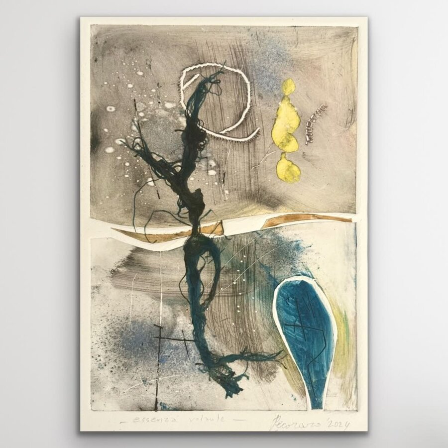 Essenza Volante — calcografia di Leonardo Pecoraro