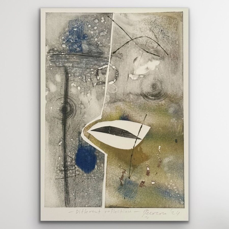 Different Reflection — calcografia di Leonardo Pecoraro