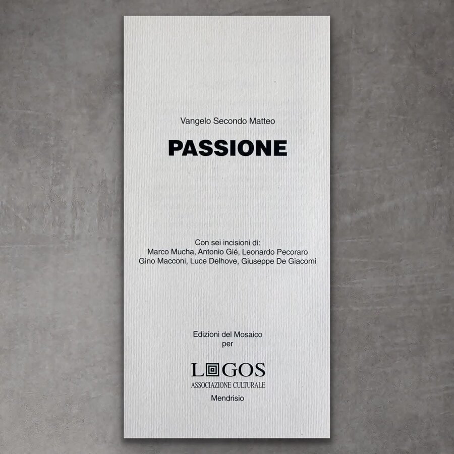 Passione, Vangelo secondo Matteo, cartella con sei incisioni