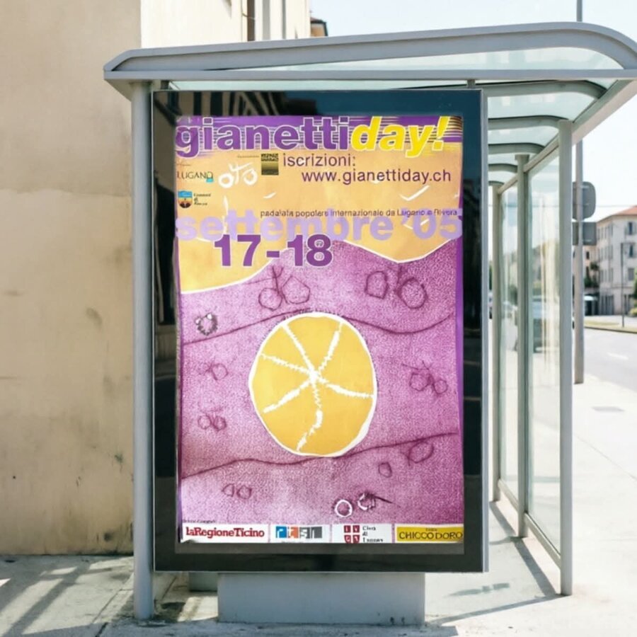 Manifesto Gianetti Day 2005 con illustrazione di Leonardo Pecoraro