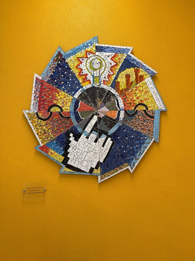 Avvenire e progresso, mosaico, 2017