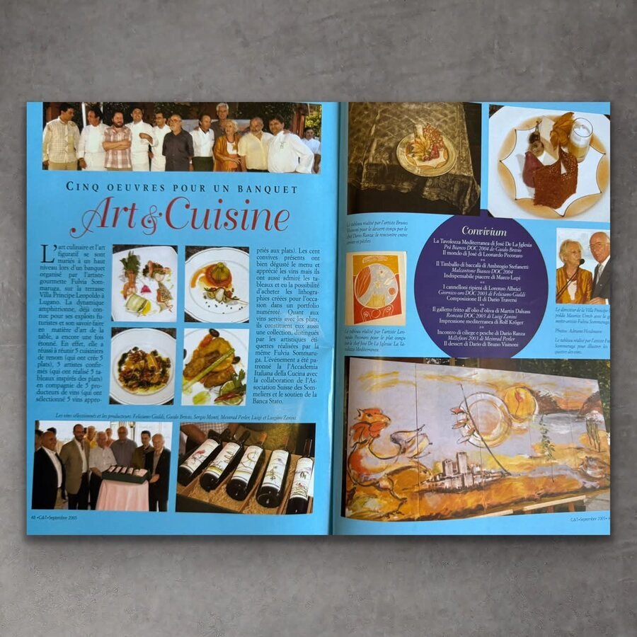 Gastronomie & Tourisme, 2005: Art & Cuisine, Villa Principe Leopoldo