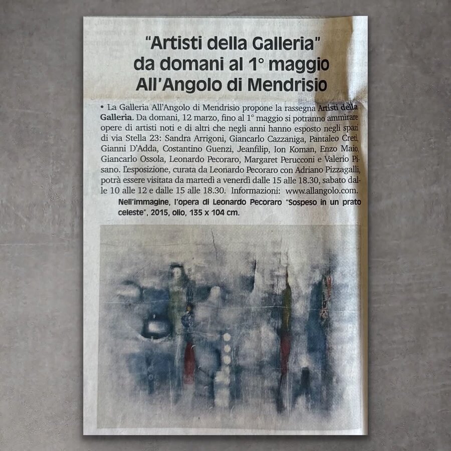 Artisti della Galleria, Galleria all'Angolo, Mendrisio